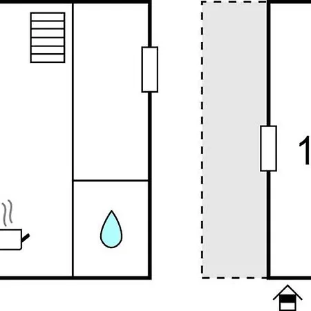 Lovely In Am Salzhaff With Kitchen * Pepelow